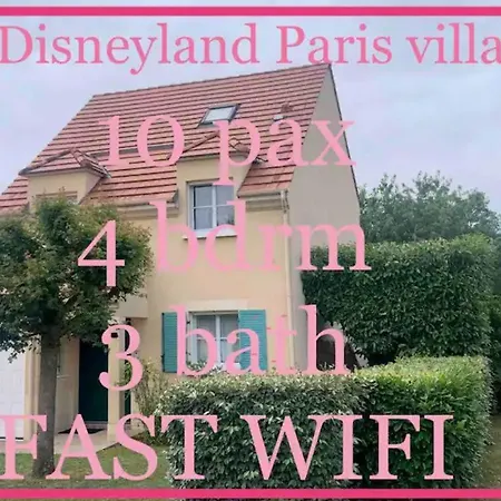 别墅 & Paris Happy For 10 Persons With Private Garden & Terrace 4 Bedrooms, 3 Bathrooms Fiber Wifi Netflix & Free Parking *